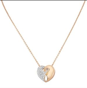 Swarovski Guardian Heart NecklaceRose gold plated